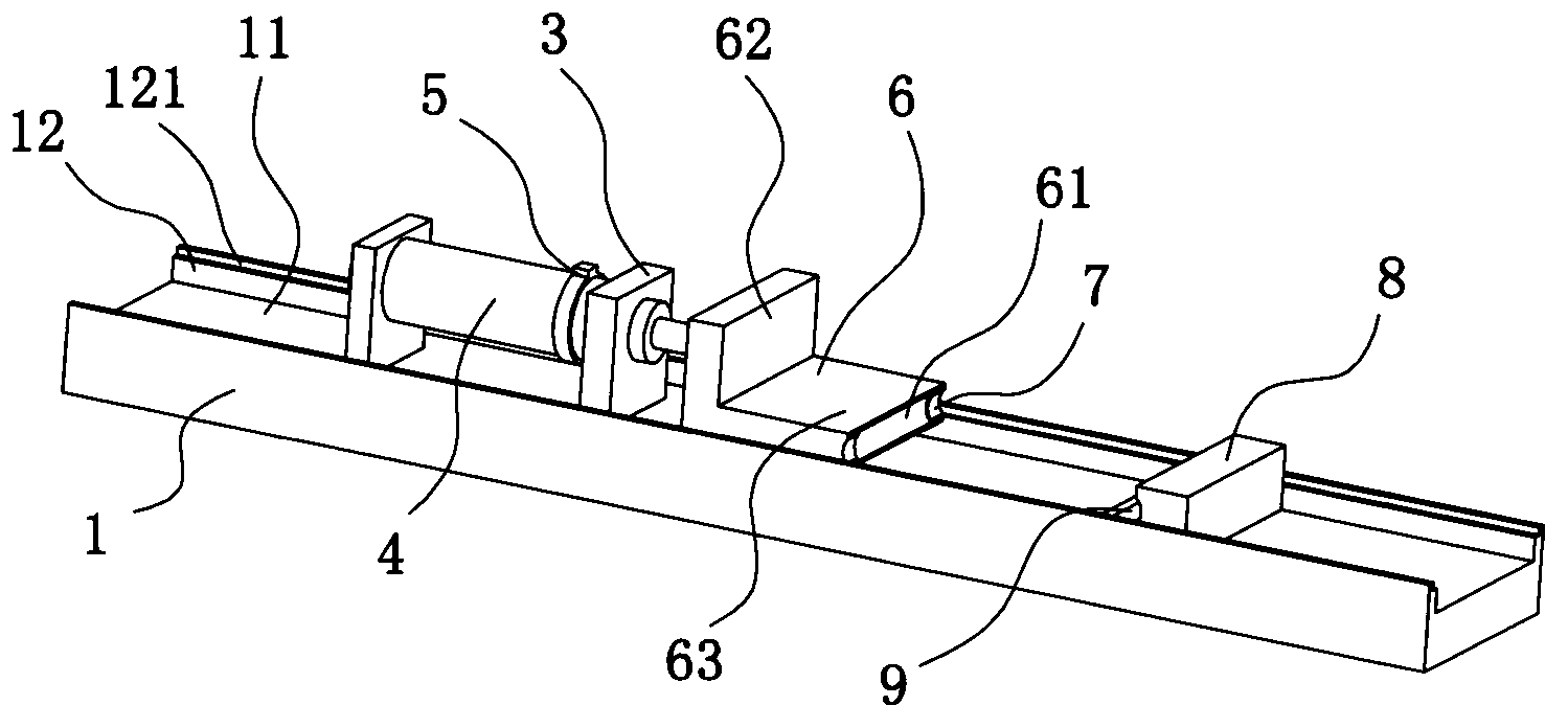 Tubular material stroke positioning and conveying device of driller ...