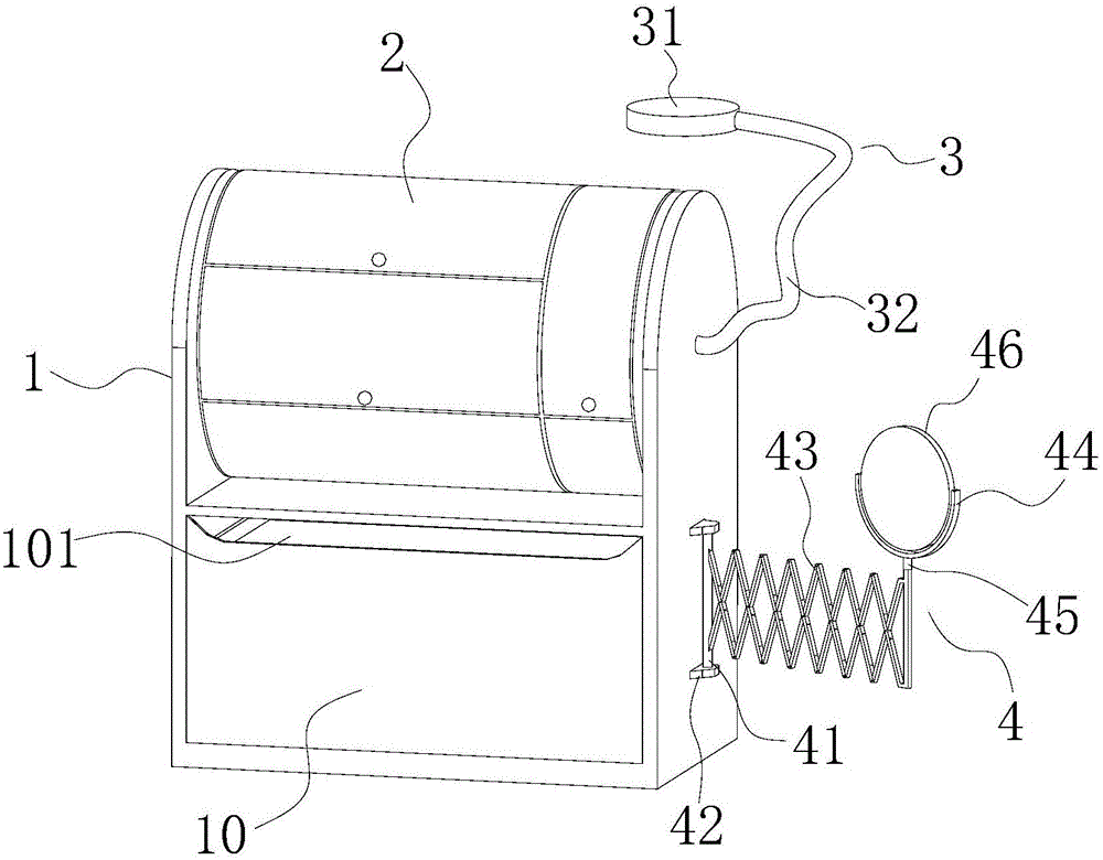 Cosmetic containing device