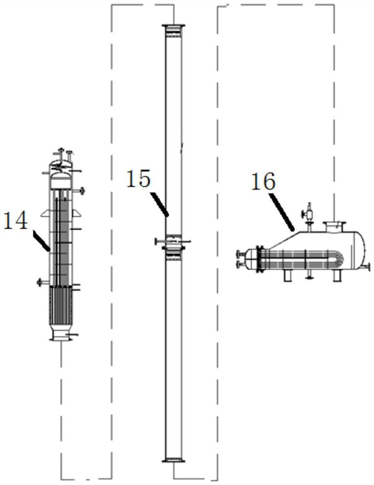 A rectification device for preparing electronic grade carbon tetrafluoride