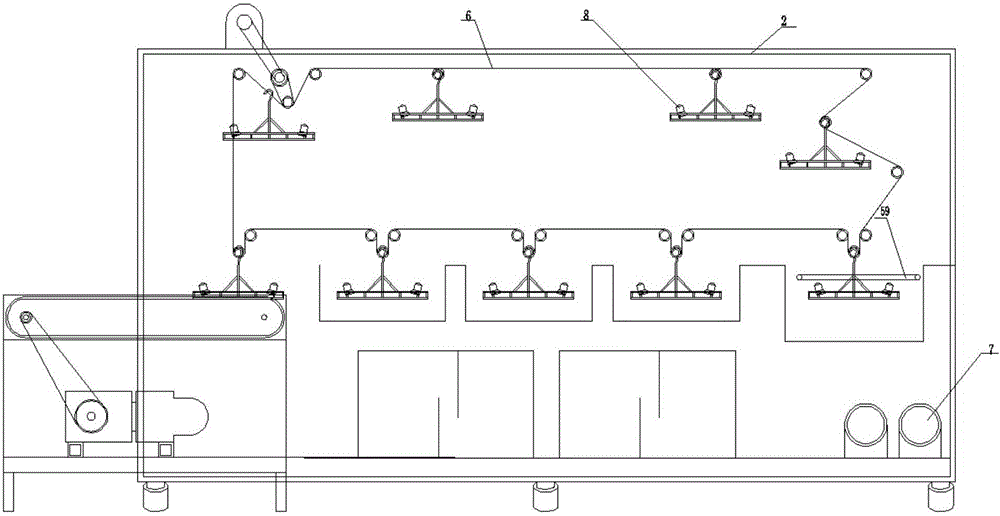 Automatic cleaning equipment of numbering machine