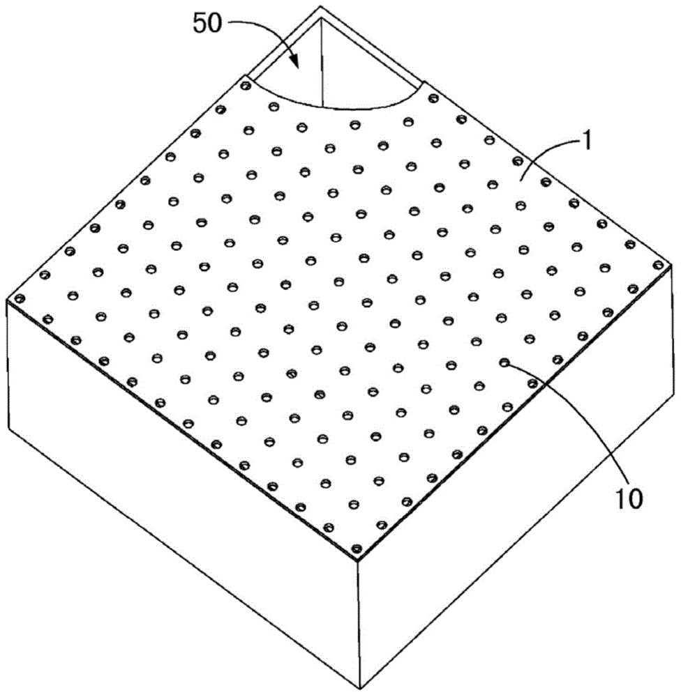 Broadband perforated-plate sound-absorbing structure