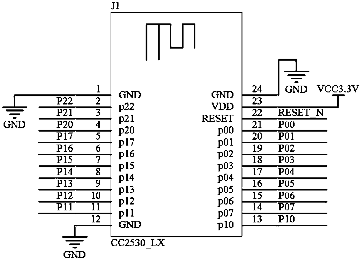 A zigbee Internet of things module and its low power consumption control method