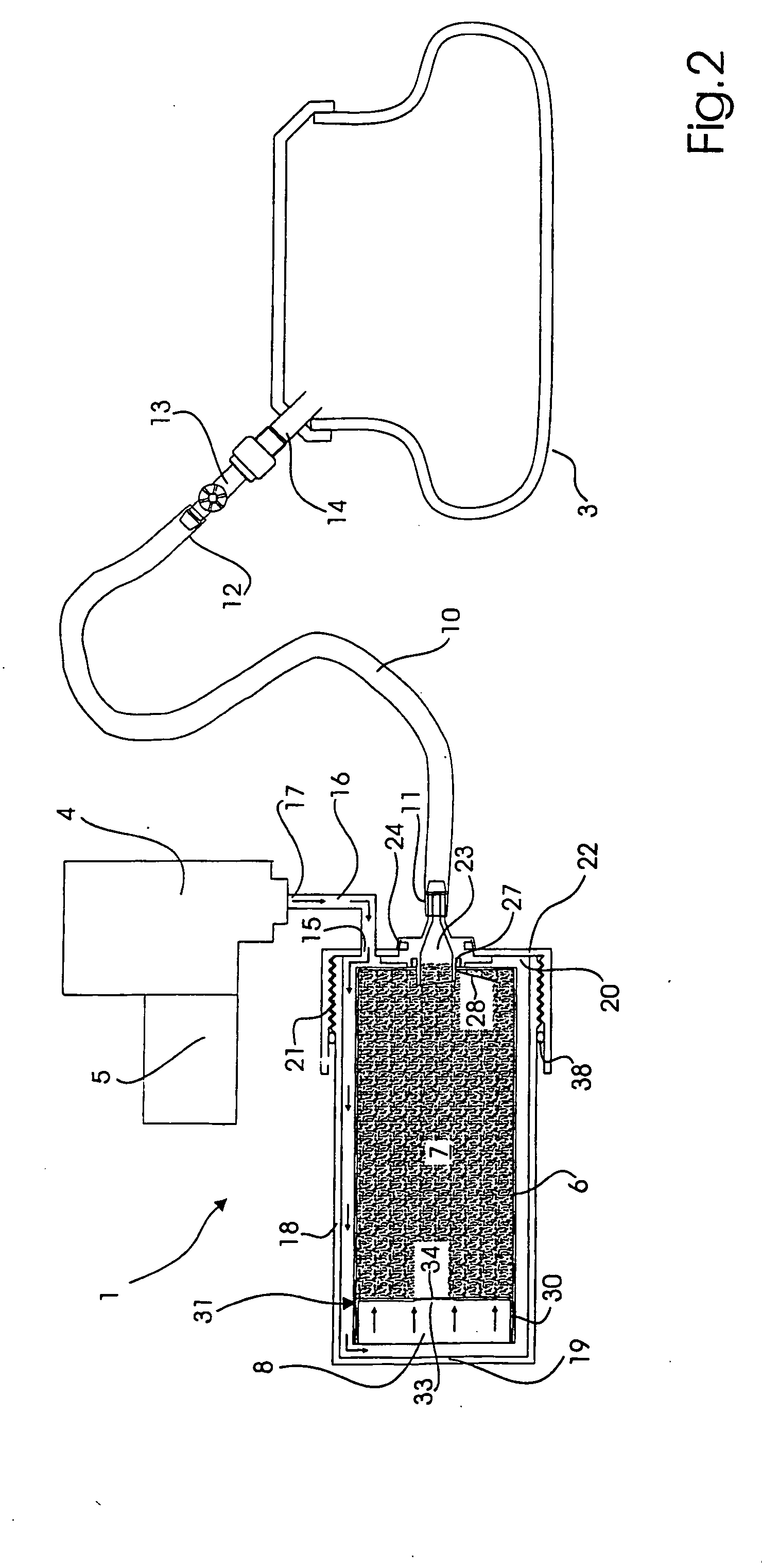 Device for sealing and inflating an inflatable object
