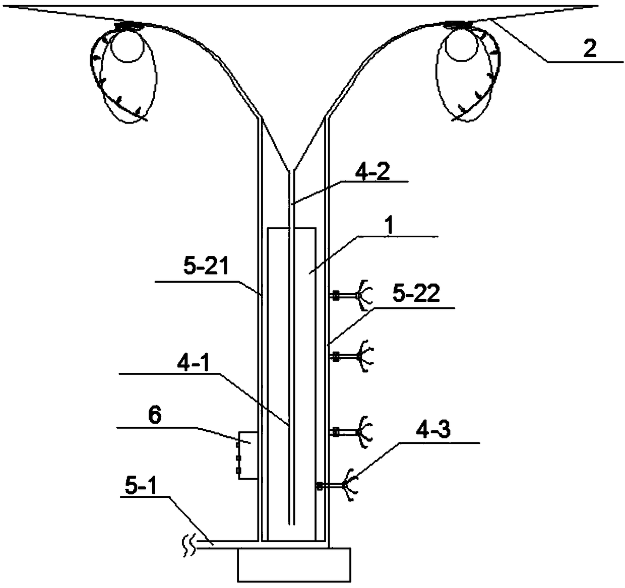 Novel streetlamp device