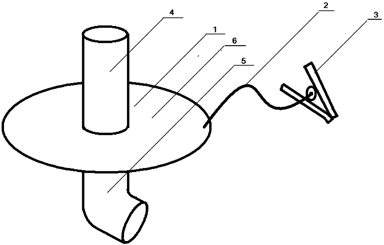 Simple device capable of replacing mouth-to-mouth artificial respiration