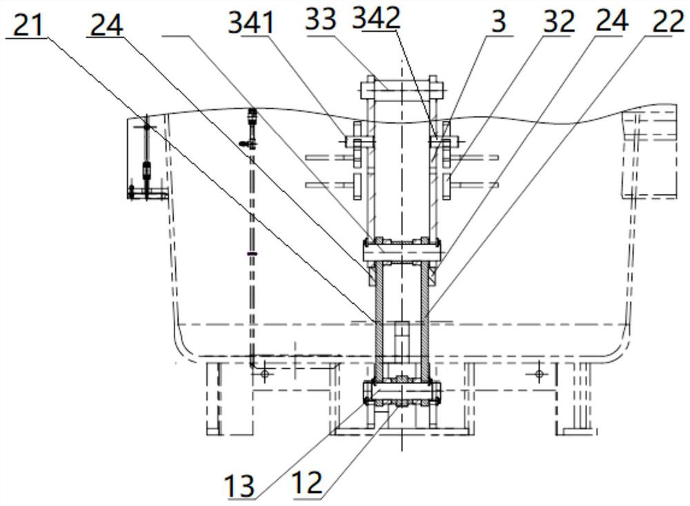 Steel ladle tipping device and method