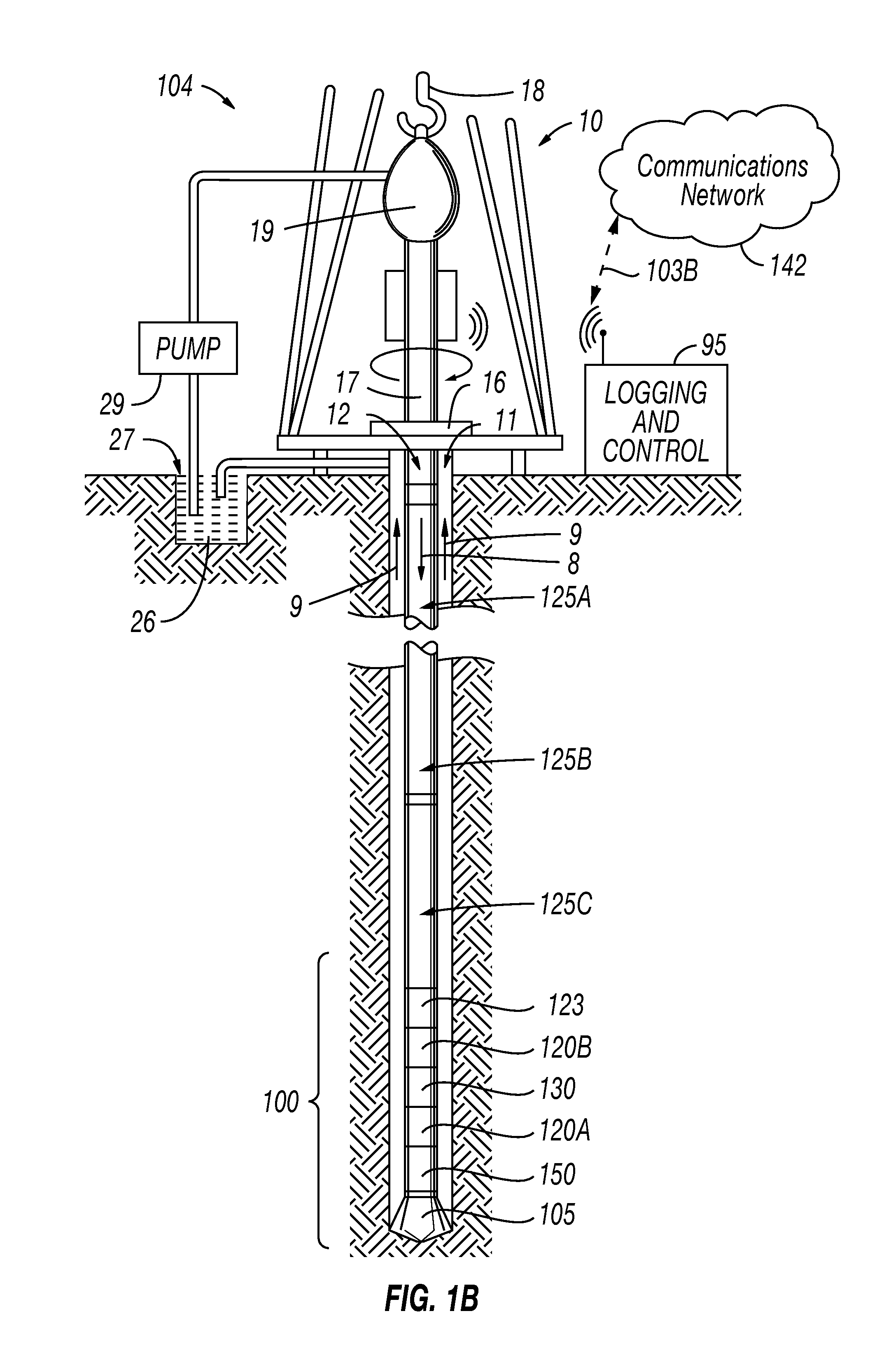 System And Method For Wireless Power And Data Transmission In A Rotary Steerable System