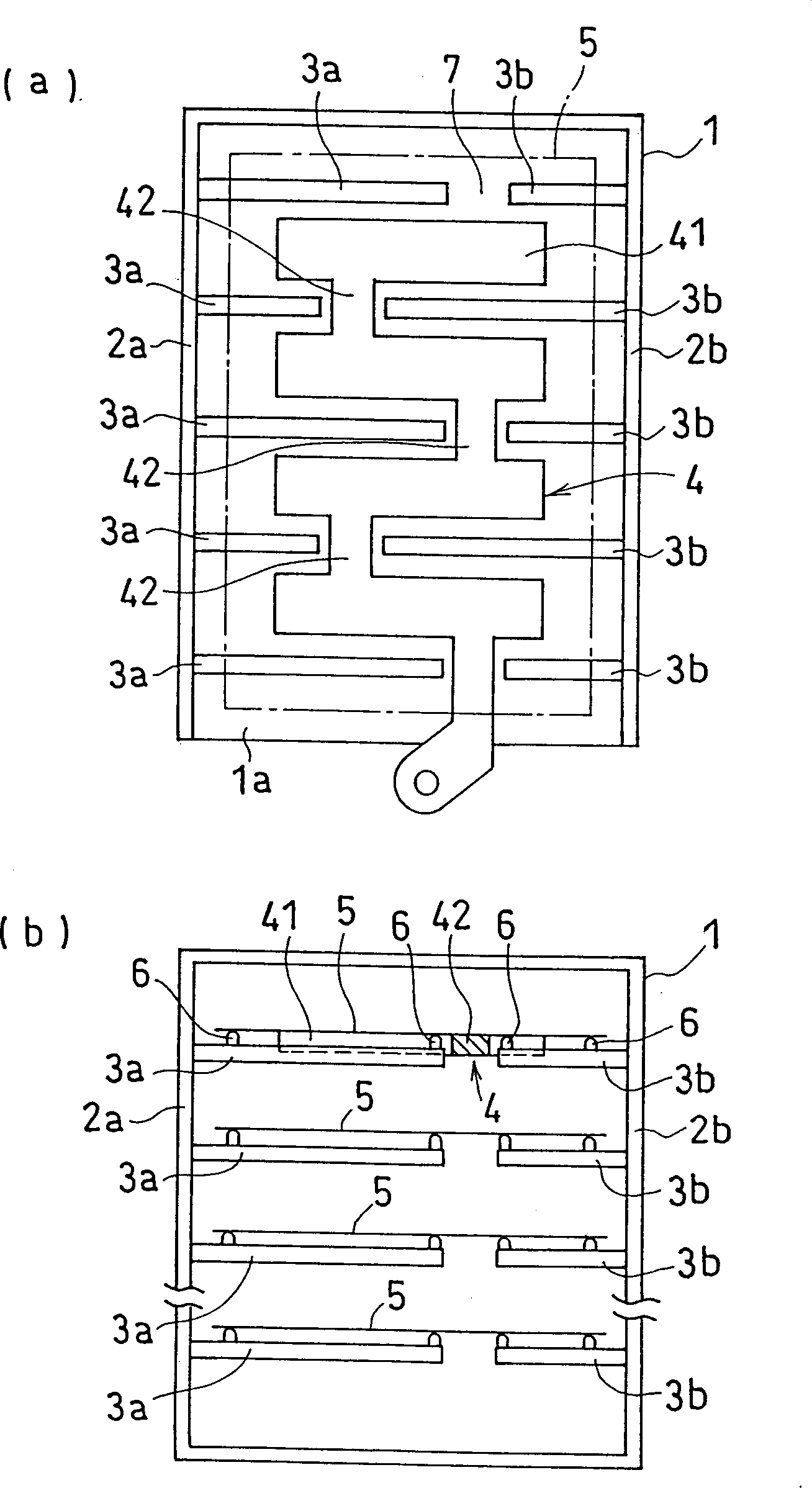 Moving loading device for plate shape substrates and its storing device