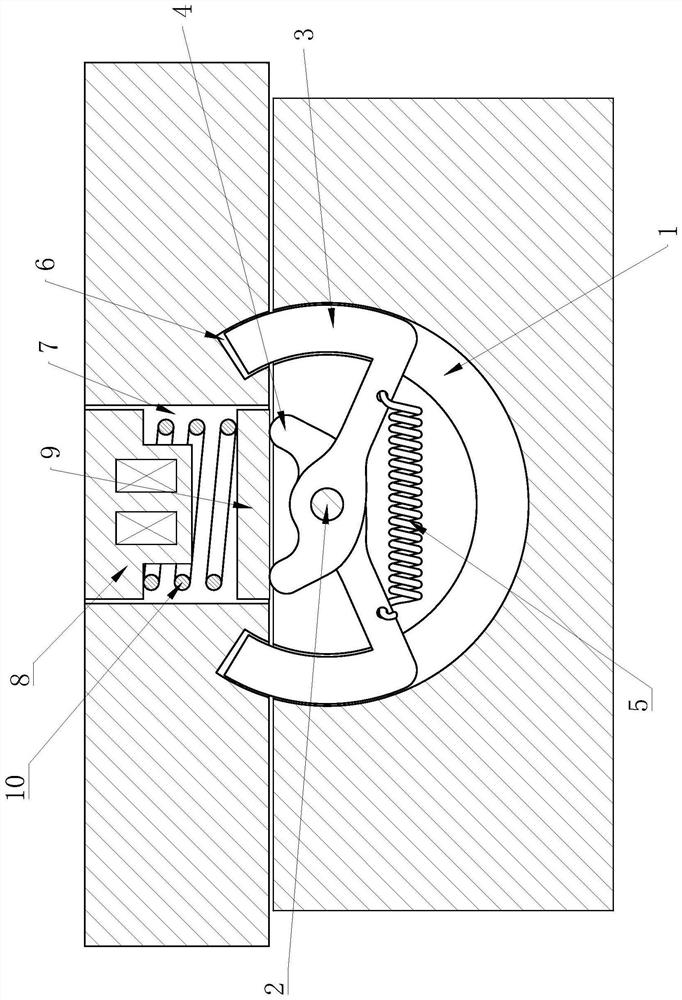 Prying-resistant magnetic door lock control system