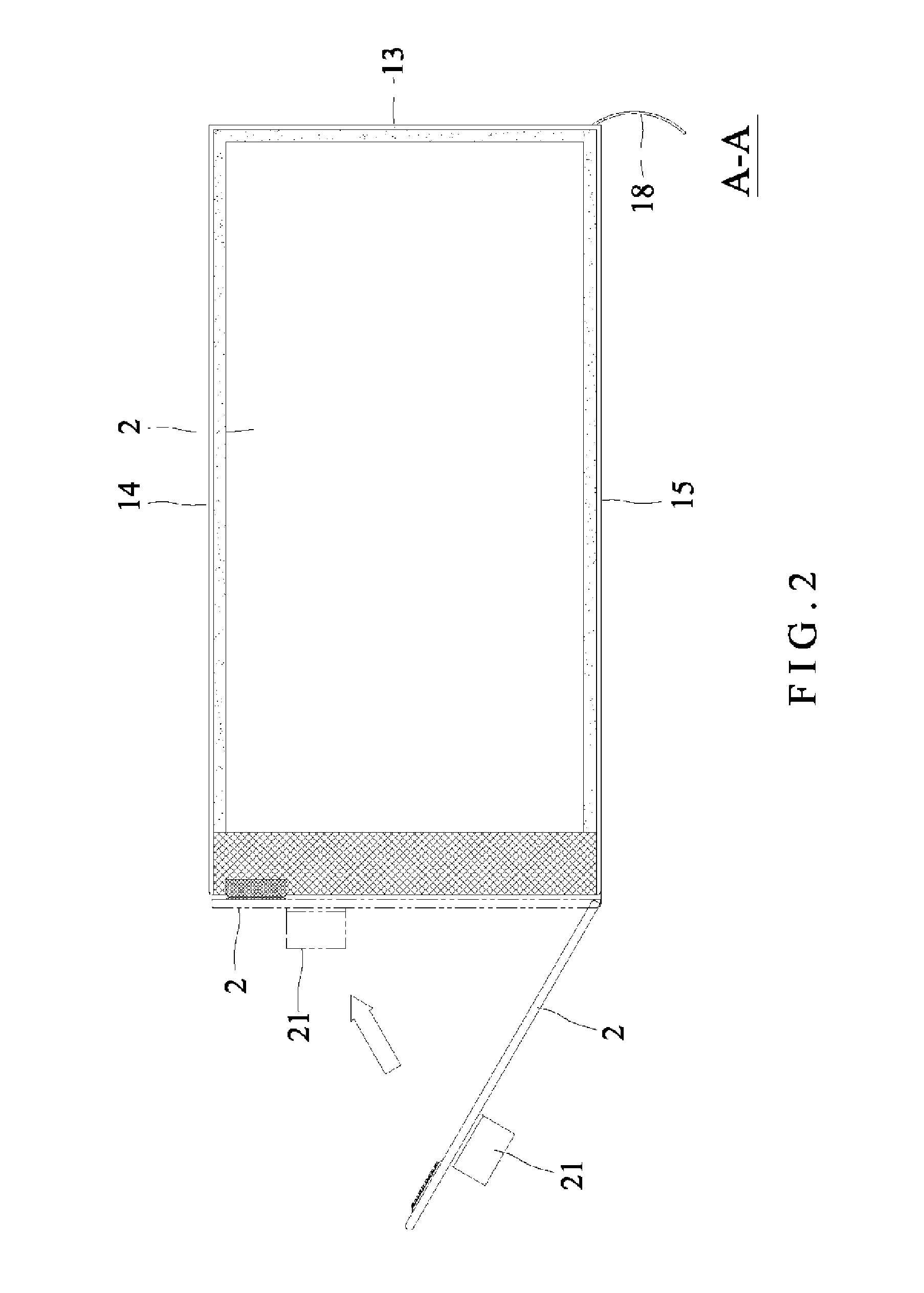 Unit structure of the container