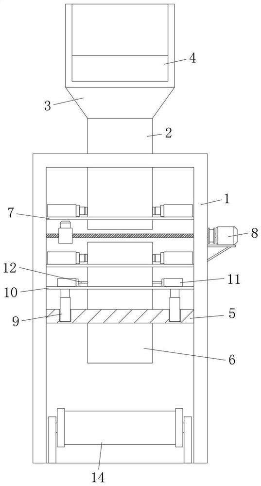 Auxiliary bone sawing device for meat processing