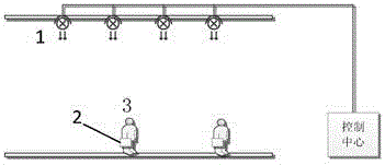 Target positioning and tracking system based on visible light communication and ccr