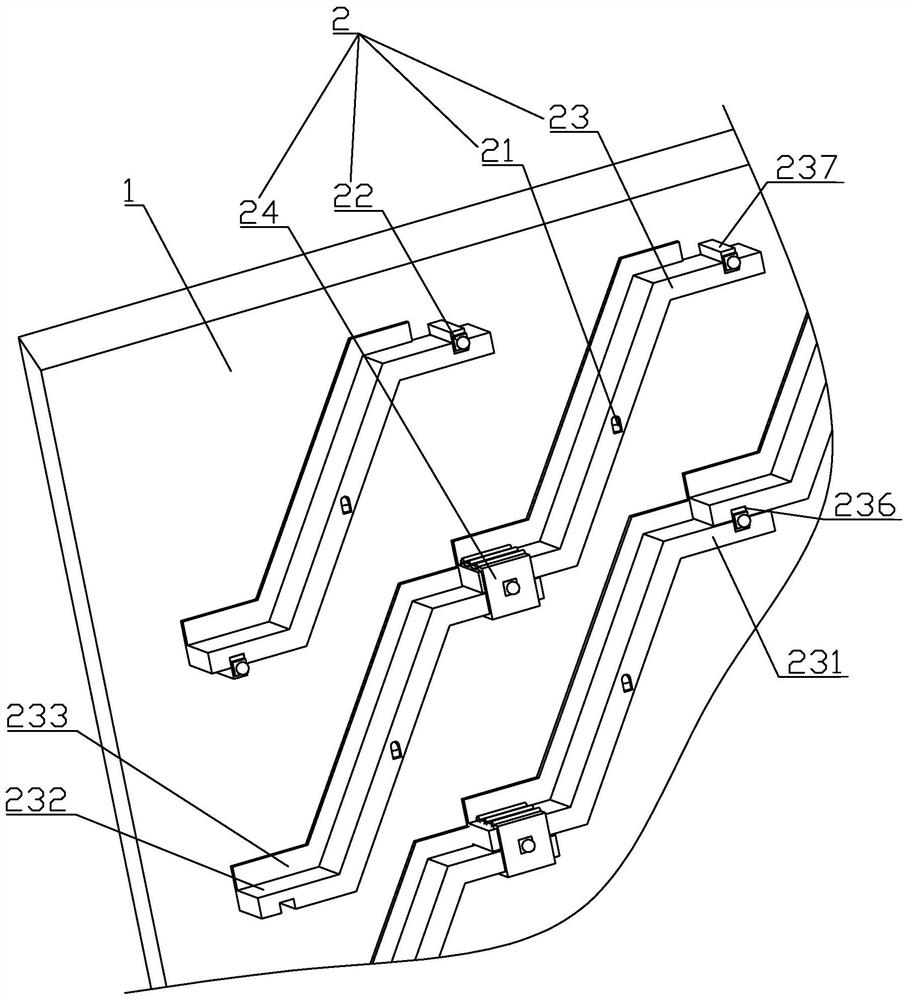 Slope protection drainage structure and construction method of renewable asphalt road