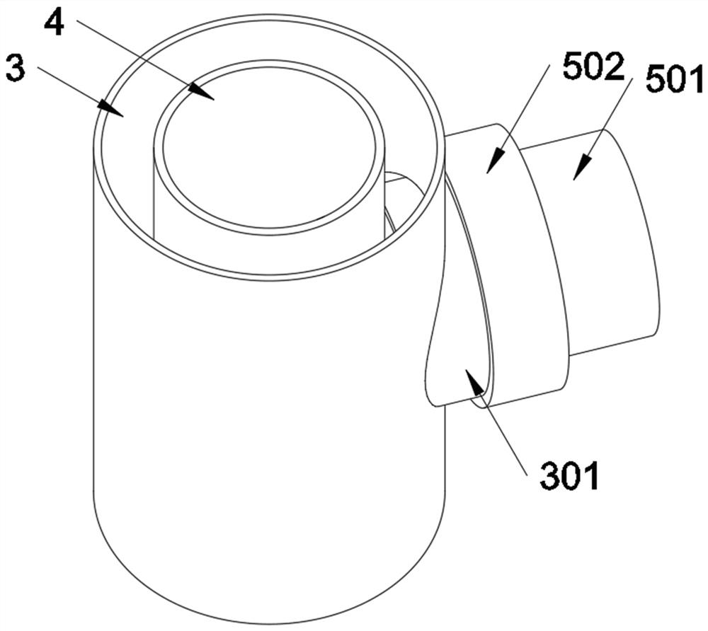 Rainwater and sewage diversion sleeve for buildings