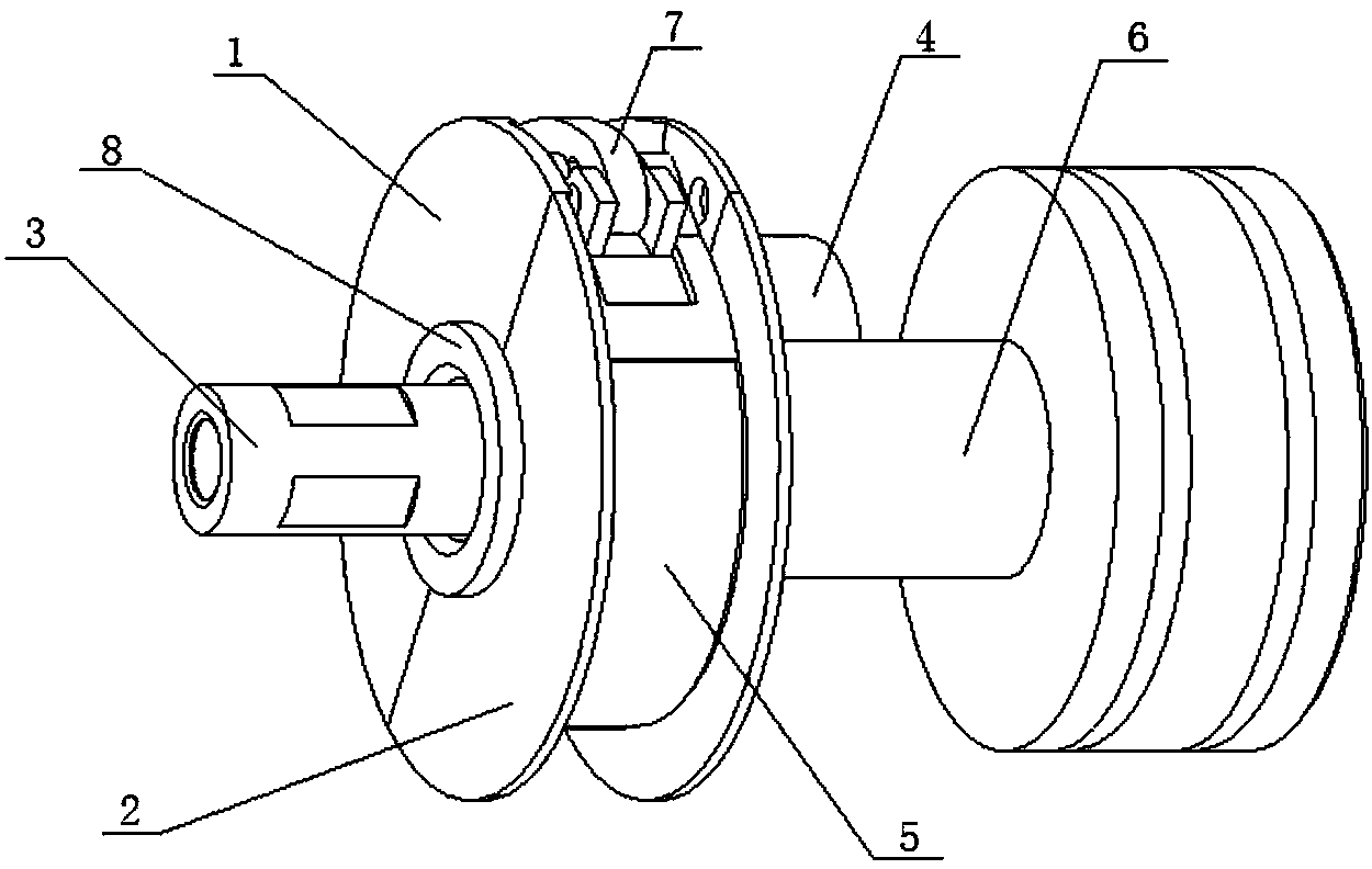 Band-type separating mechanism