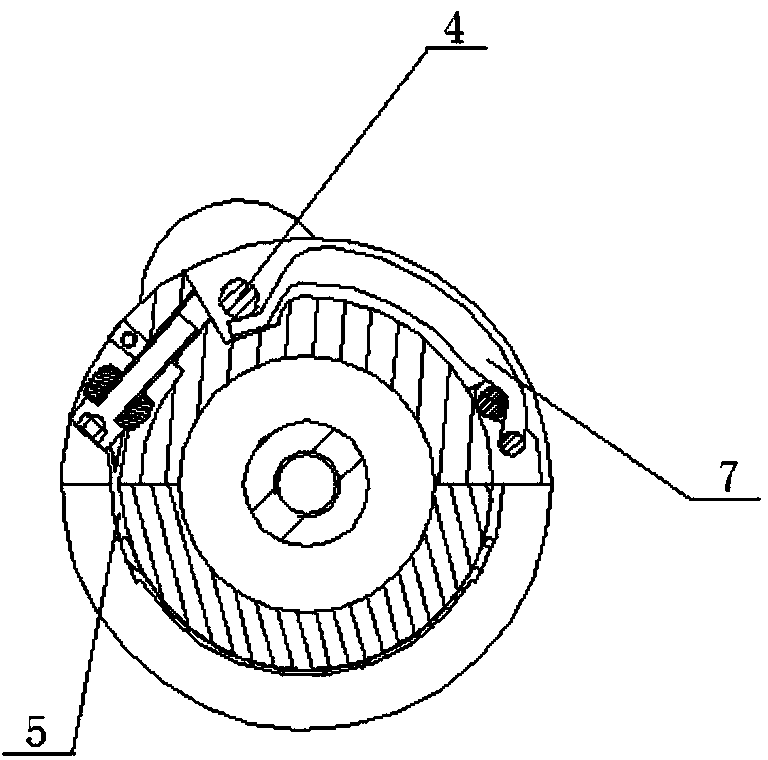 Band-type separating mechanism