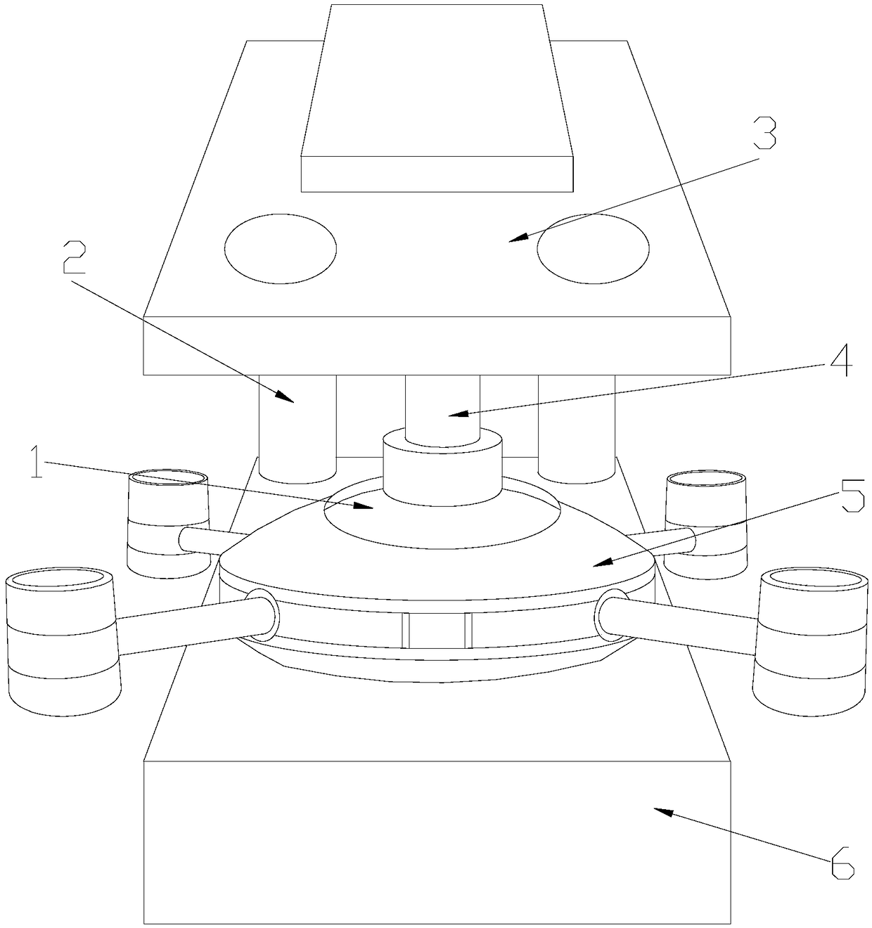 Unmanned aerial vehicle clamping device utilizing pressure differential deformation to achieve adhesion stabilization