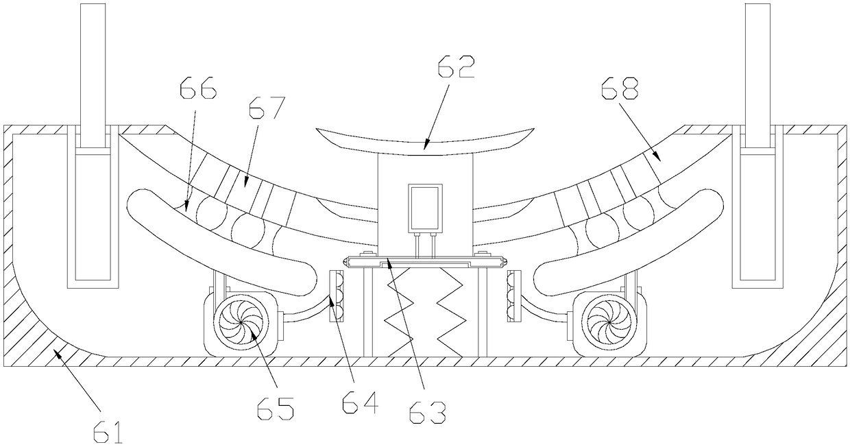 Unmanned aerial vehicle clamping device utilizing pressure differential deformation to achieve adhesion stabilization