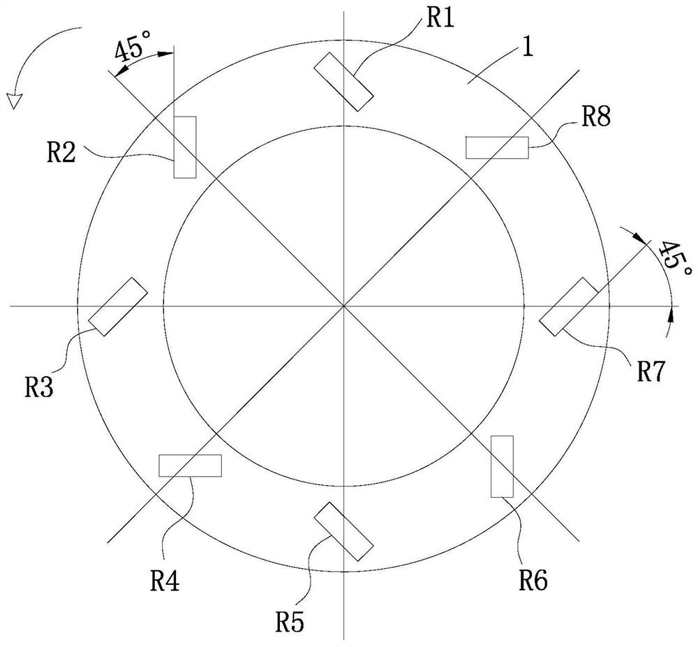 A method for measuring the output torque of a harmonic reducer flex wheel