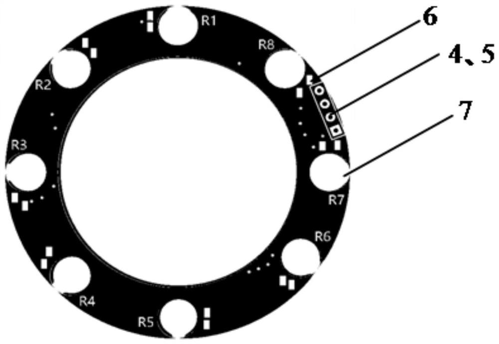 A method for measuring the output torque of a harmonic reducer flex wheel