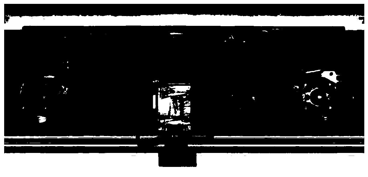 Rail train line-scan digital camera image distortion correction method
