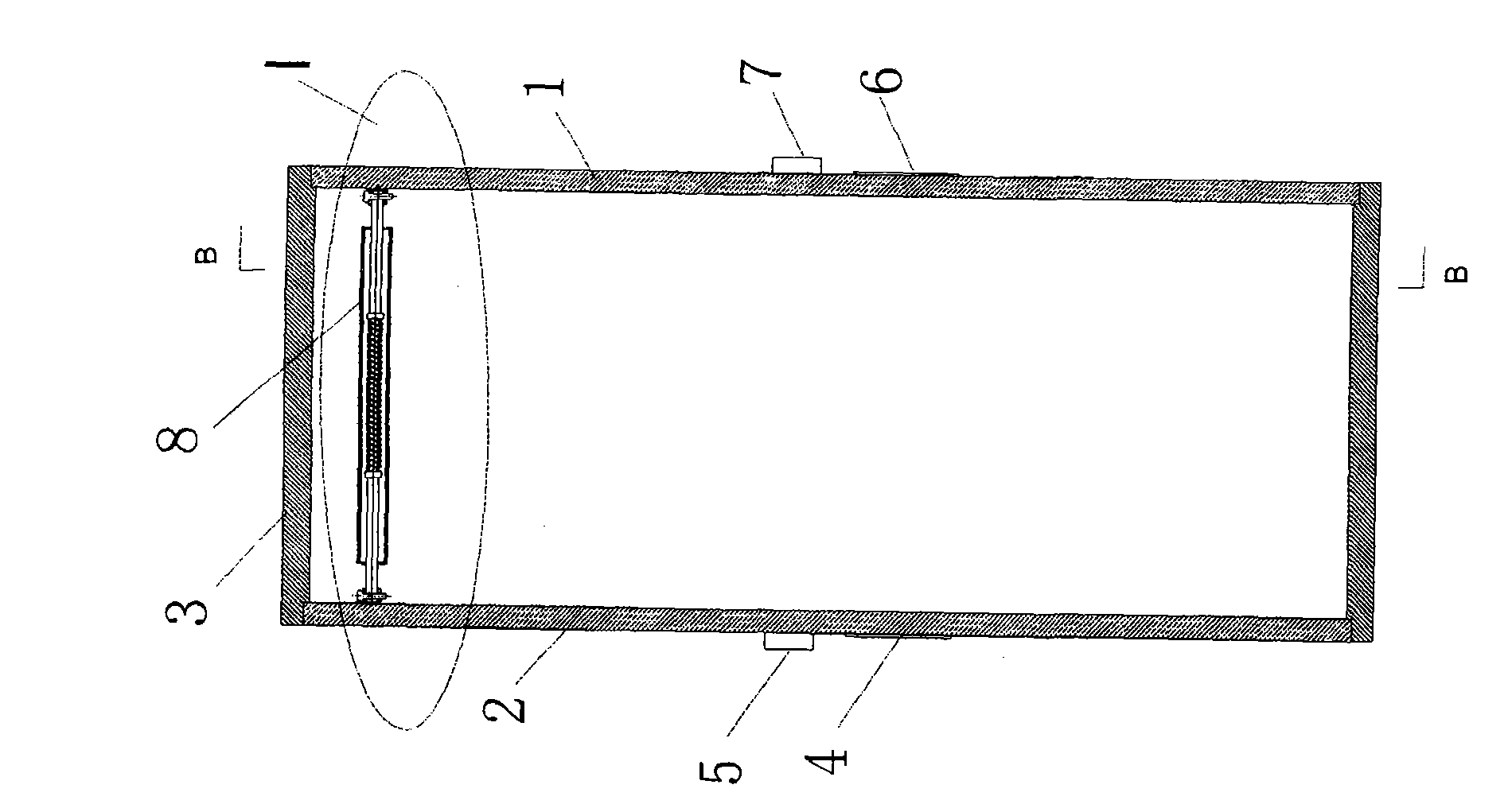 Integrated door capable of forcibly interlocking in a linked manner