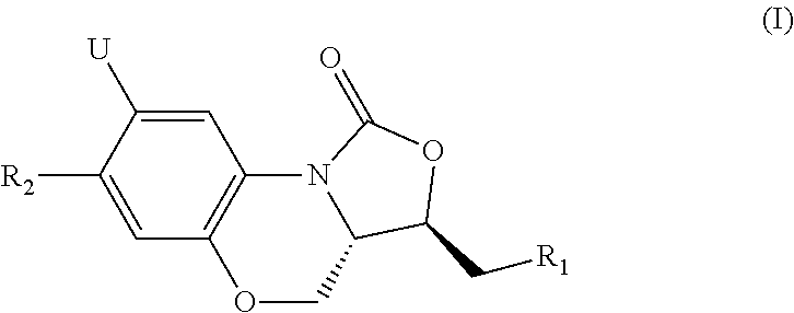 Novel benzoxazine oxazolidinone compounds, preparation methods and uses thereof