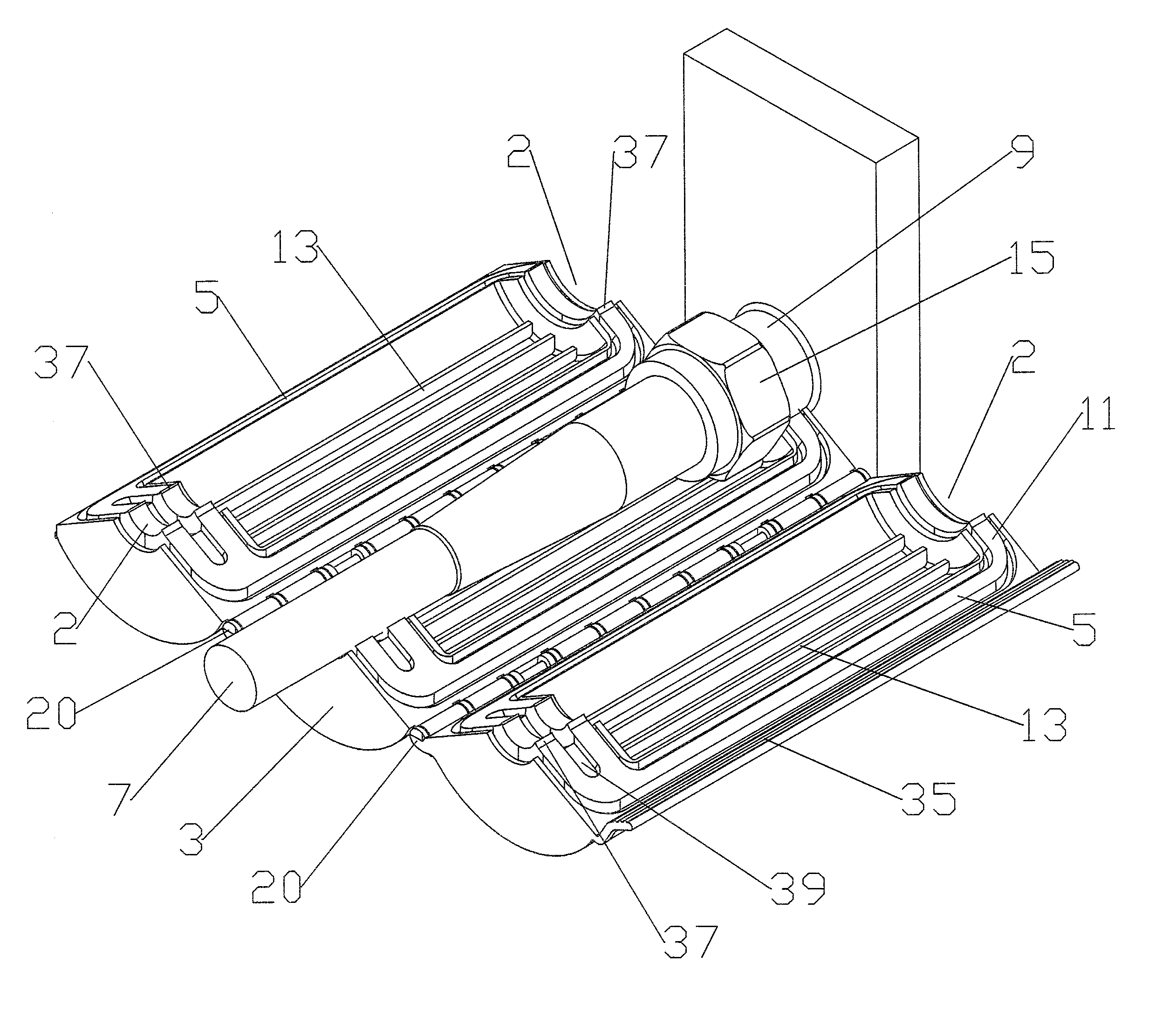 Cable and apparatus interface security device