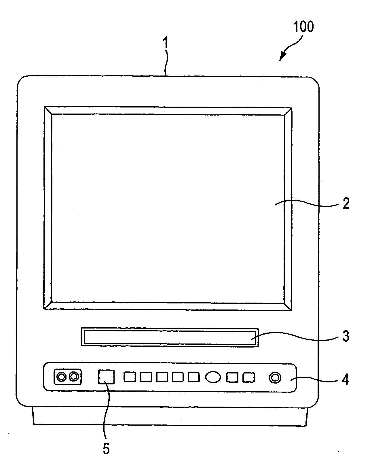 Television set embedded with DVD player