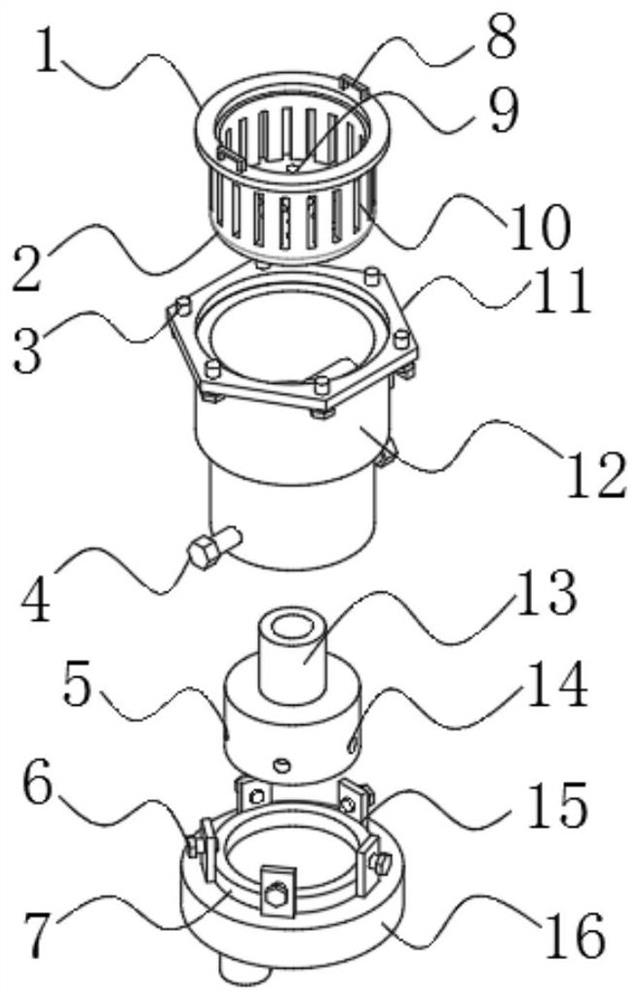 Integrated kitchen water purification pipeline structure capable of being conveniently connected with water pipe