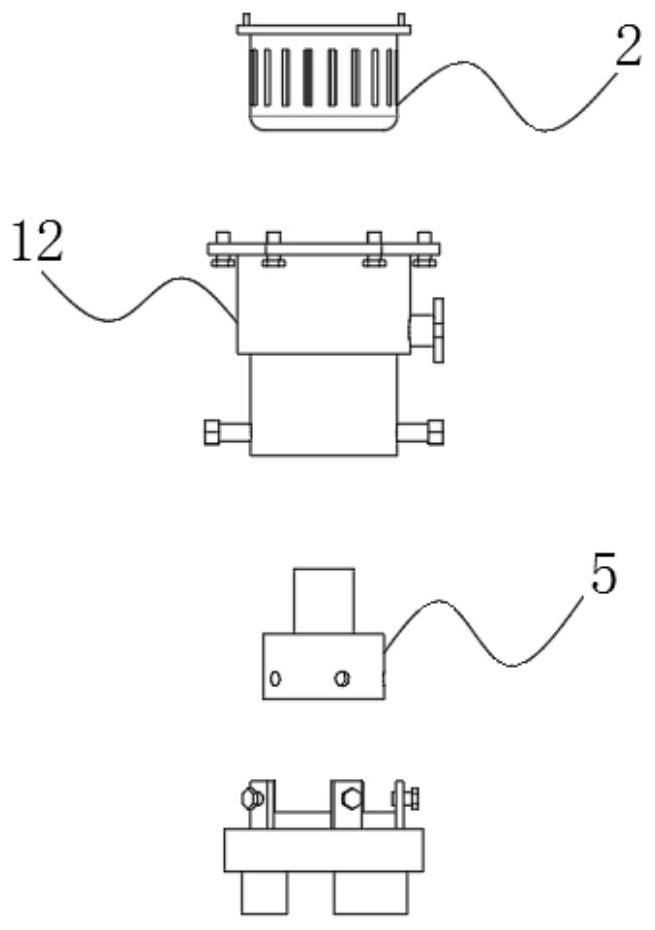 Integrated kitchen water purification pipeline structure capable of being conveniently connected with water pipe