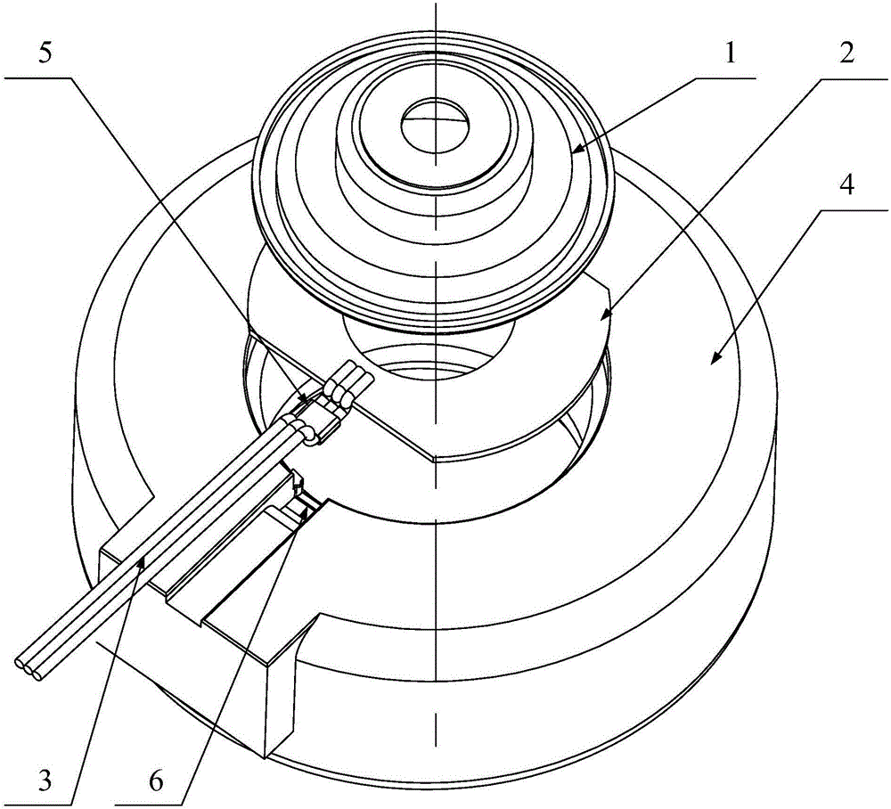 Plastic package motor and stator assembly thereof