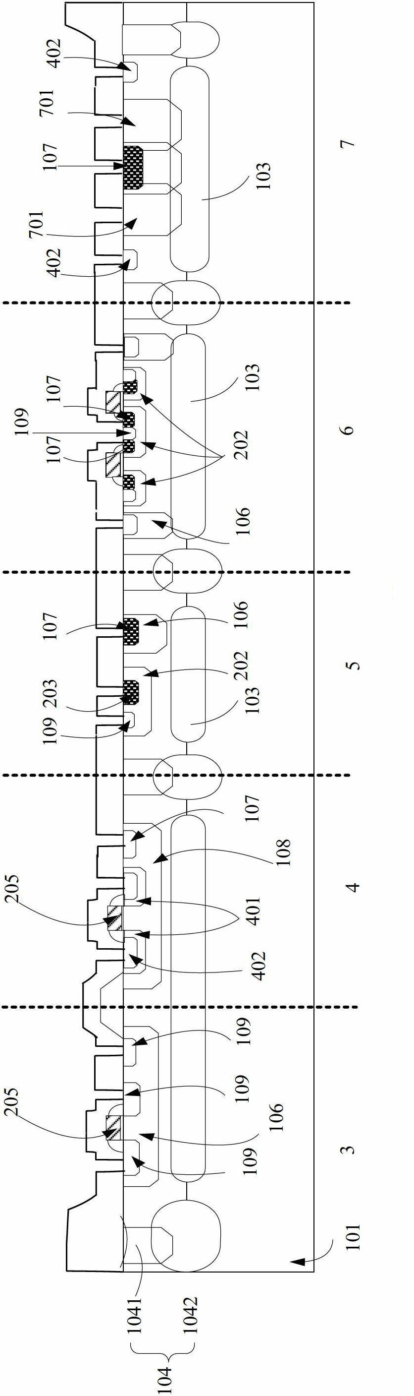 Ultrahigh voltage BCD (Bipolar CMOS DMOS) process and ultrahigh voltage BCD device