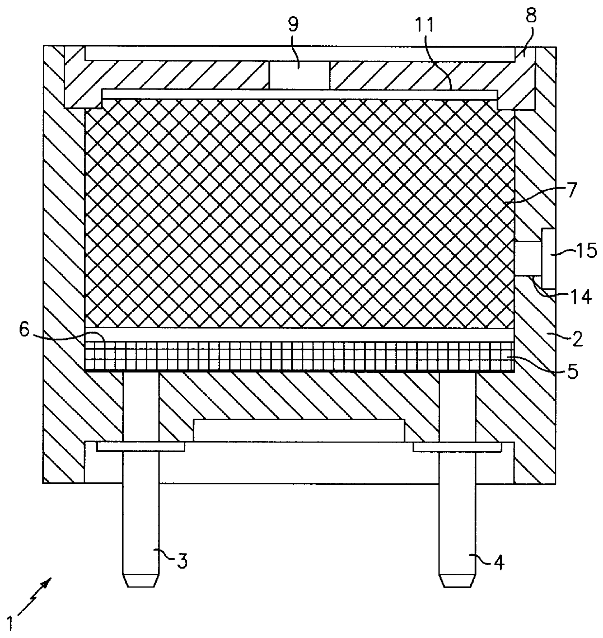 Gas detecting apparatus having condition monitoring means