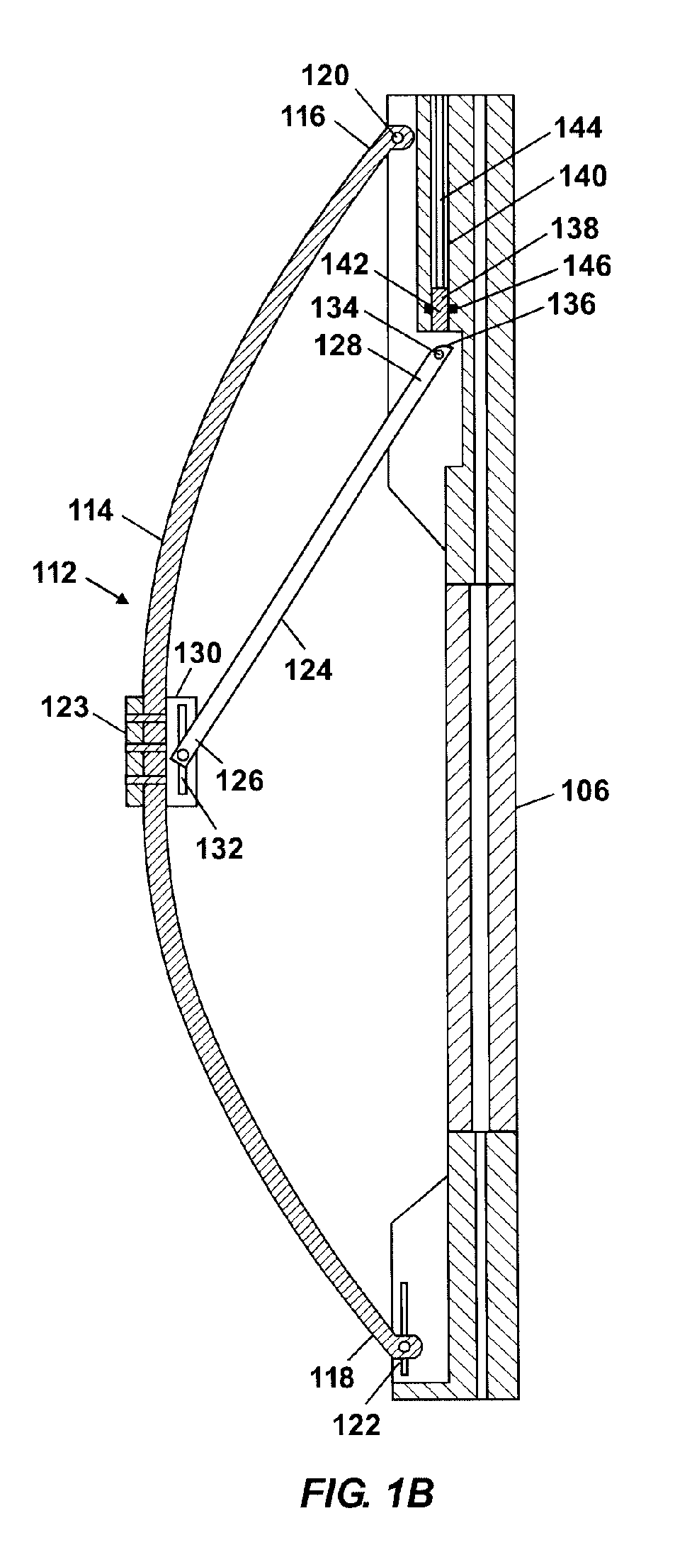 Borehole caliper tool