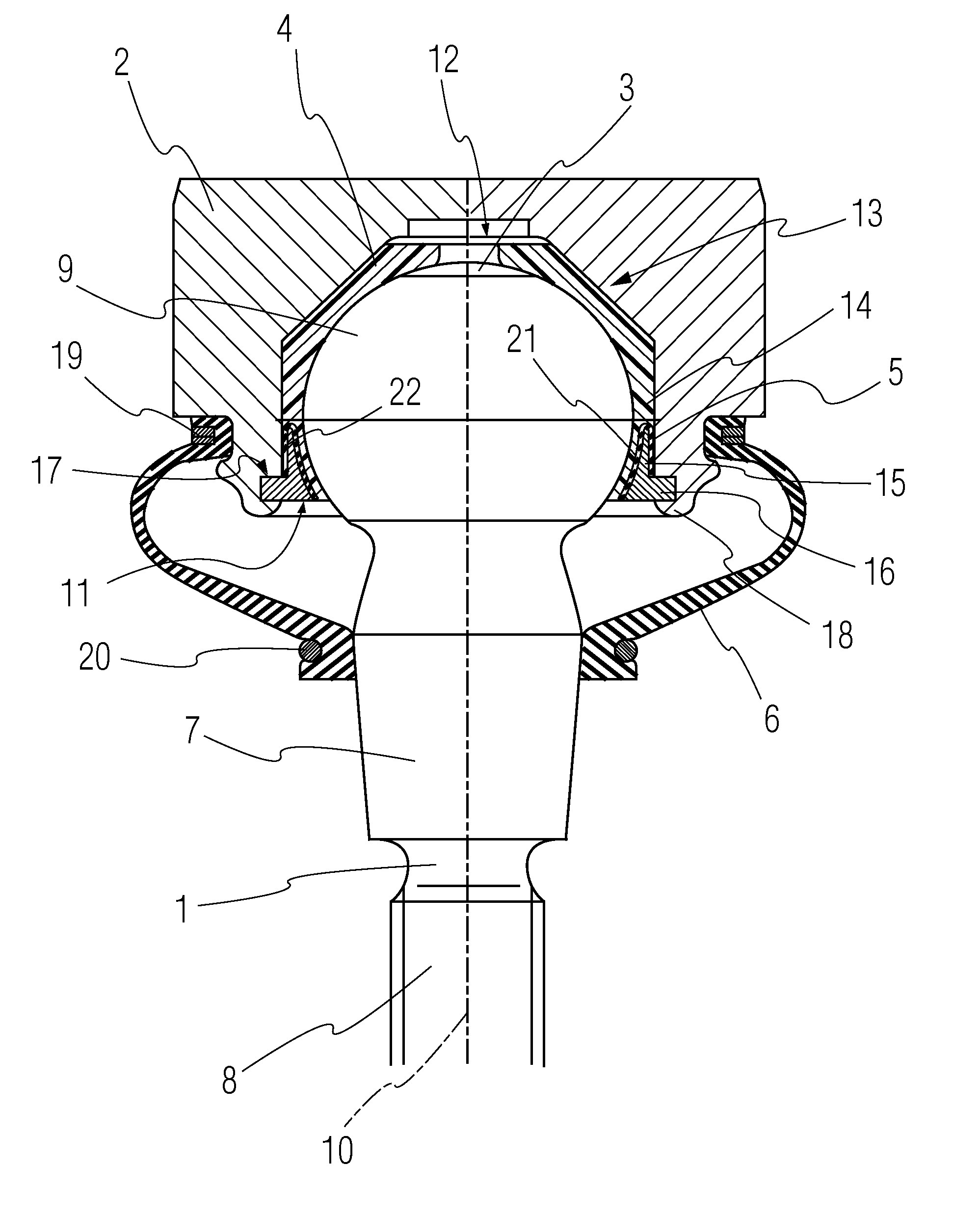 Ball-and-socket joint