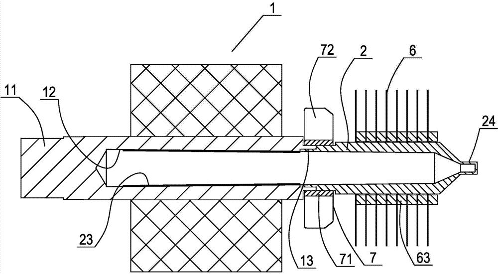 Motor rotor cooling structure
