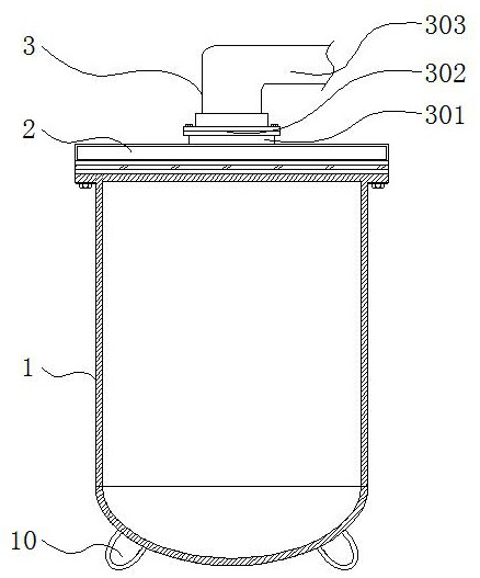 Pollution-free clean taking-out method after production of titanium sponge