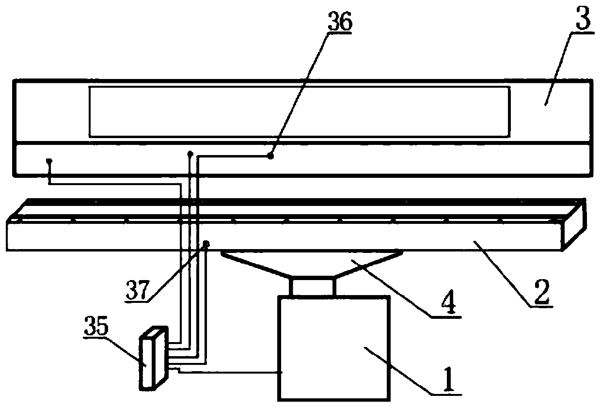 Parallel gap type air curtain isolating system