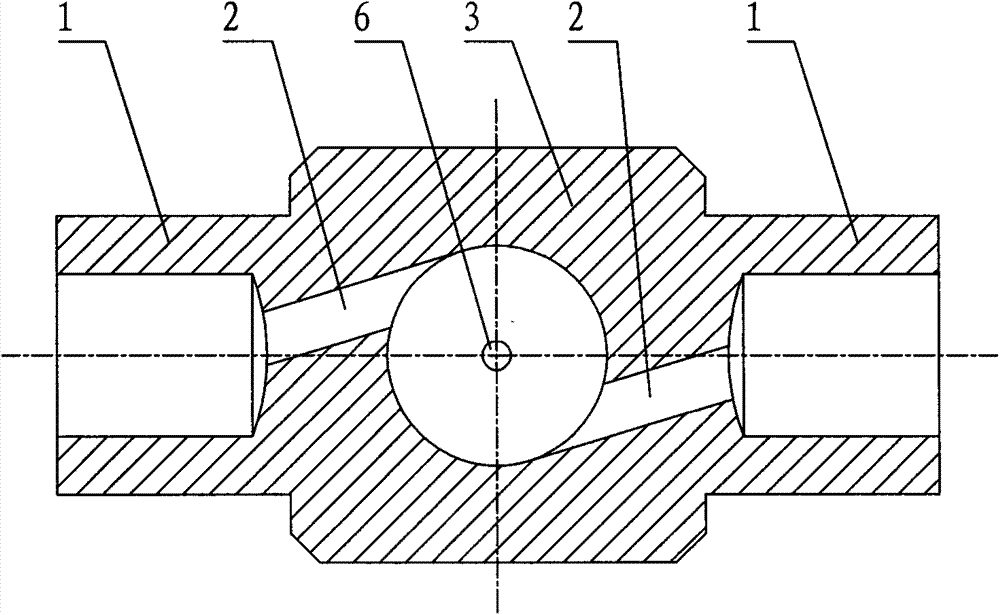 A liquid pressure nozzle