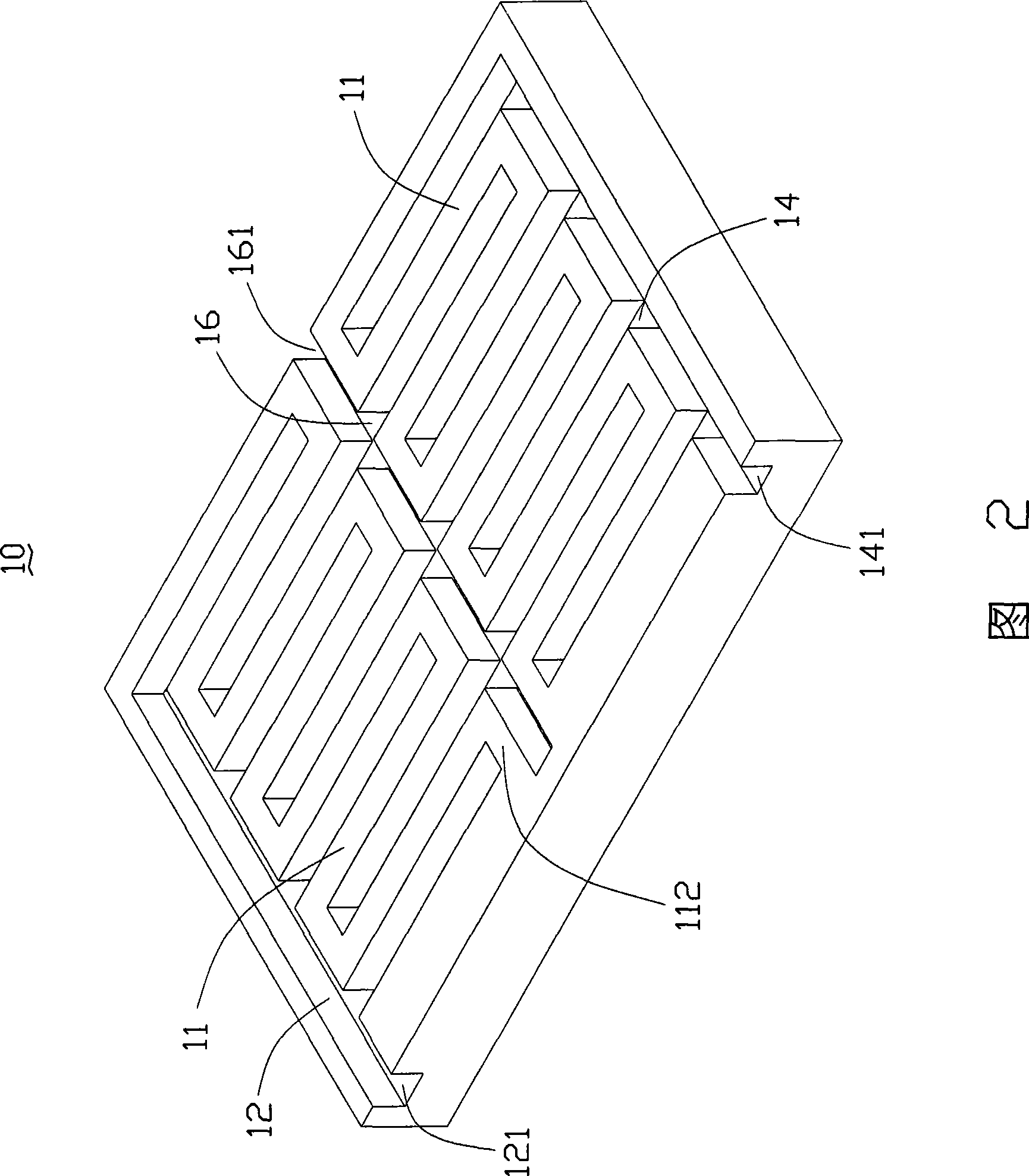 Fuel cell polar plate and fuel cell using the same