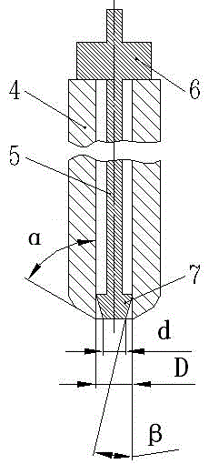 Gauge and method for measuring size of transformation position of minor-diameter deep hole