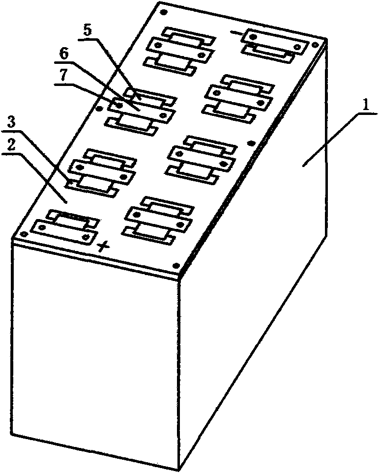 Method for connecting cell of soft package lithium battery pack