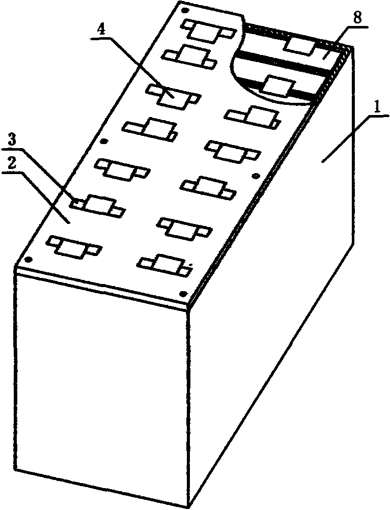 Method for connecting cell of soft package lithium battery pack
