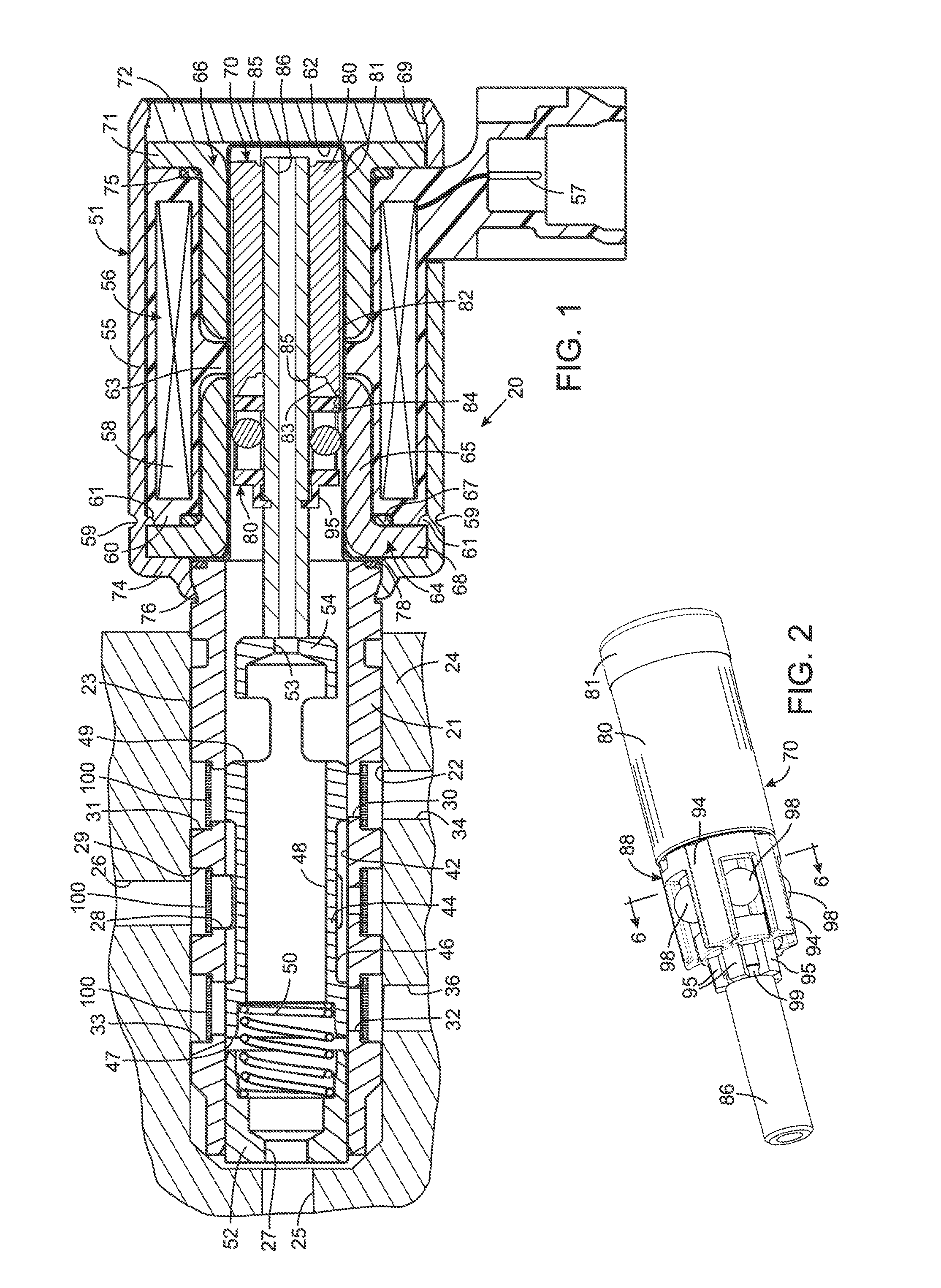 Filter band for an electrohydraulic valve