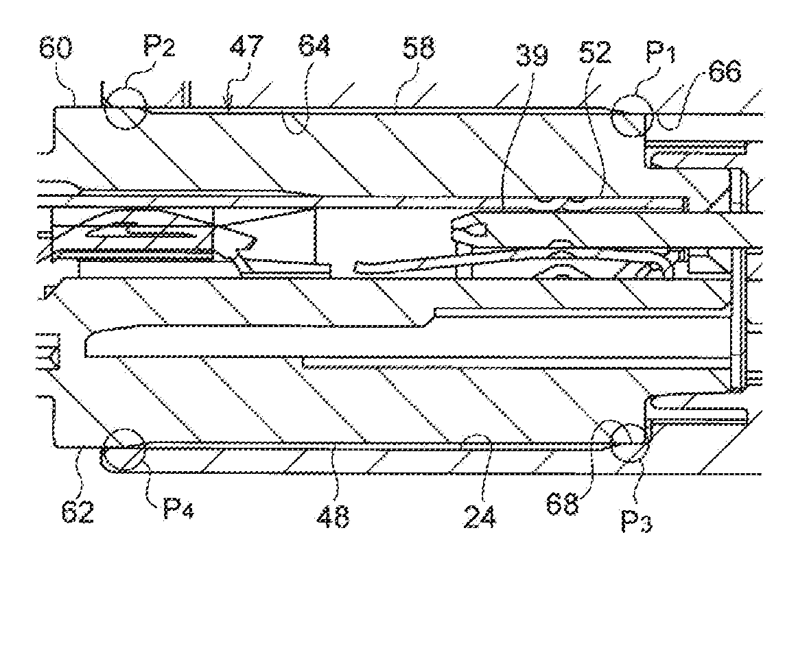 Fitting structure of connector