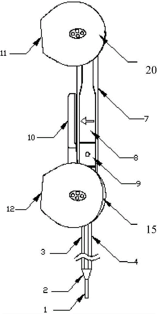 Mother-child double-earphone structure and electronic device