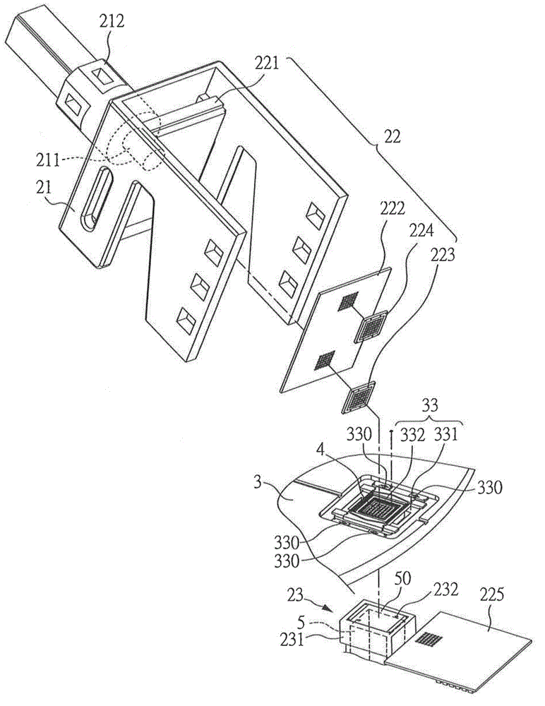 Semiconductor assembly pressure testing device and testing equipment