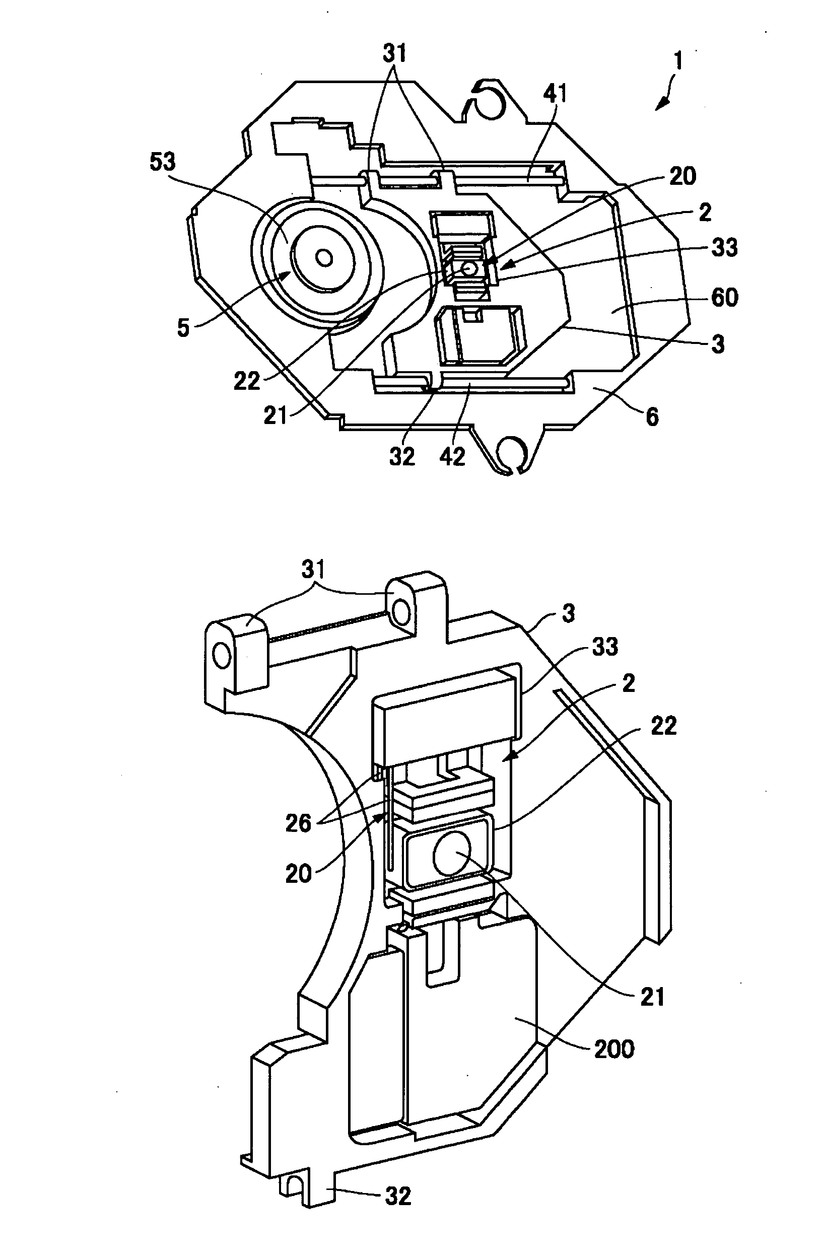 Optical recording disk device and manufacturing method therefor