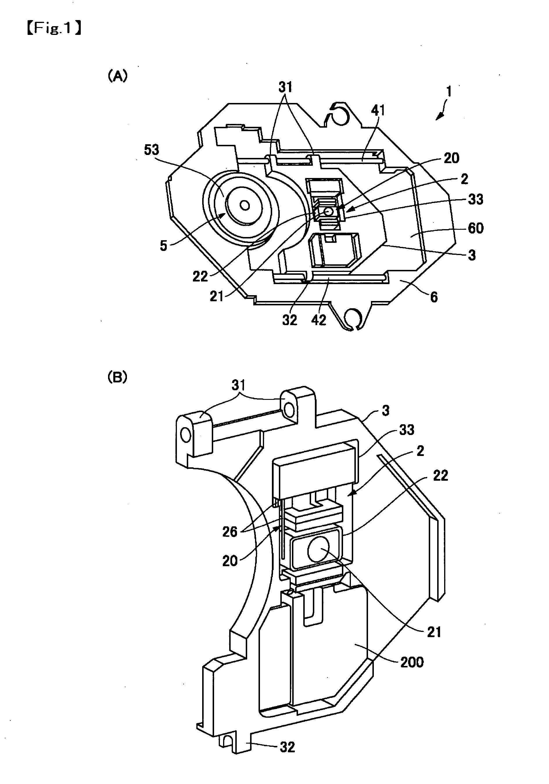 Optical recording disk device and manufacturing method therefor